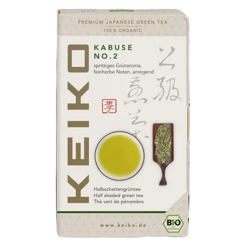 Confezione di Tè verde biologico giapponese Kabuse della seconda raccolta di Keiko