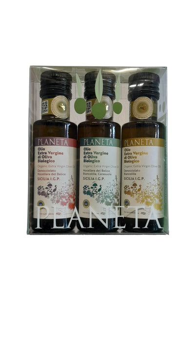 Olio Extravergine d'Oliva confezione da degustazione 3 Sicilia IGP - Planeta