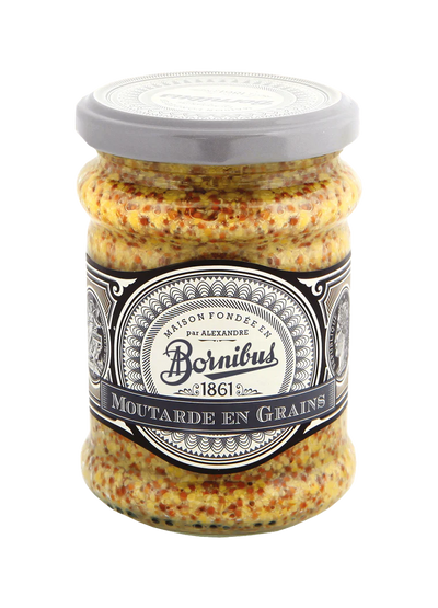 Senape con Grani Bornibus: Texture Rustica e Sapore Intenso - Pedrelli