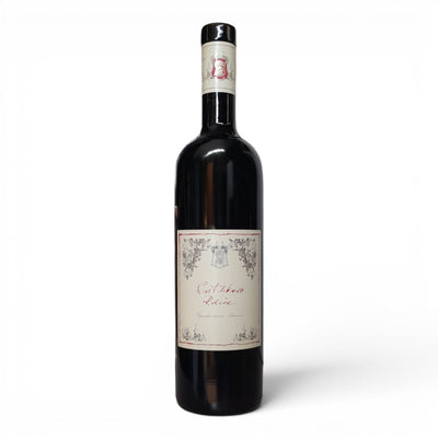 Bottiglia di vino rosso Svetlikovo Rdeče abase di merlot di Svetlik
