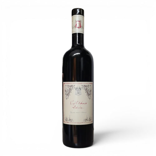 Bottiglia di vino rosso Svetlikovo Rdeče abase di merlot di Svetlik