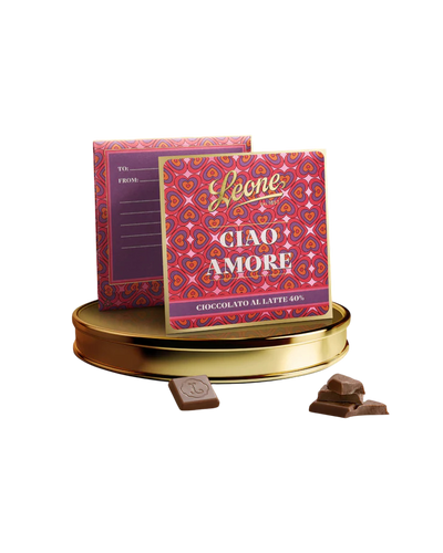 Tavoletta di Cioccolato al Latte con Biglietto di Auguri