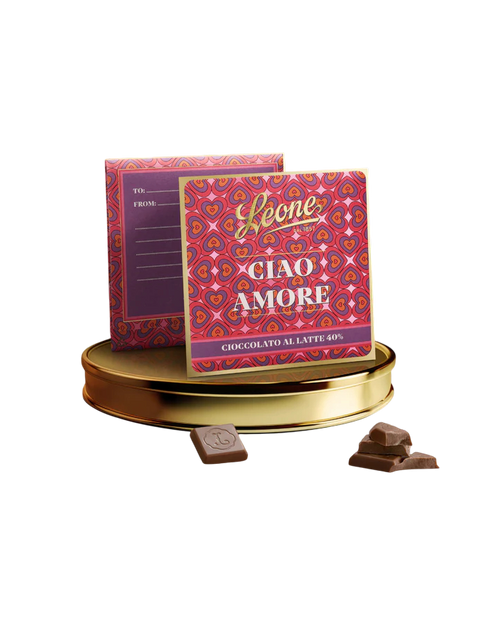 Tavoletta di Cioccolato al Latte con Biglietto di Auguri