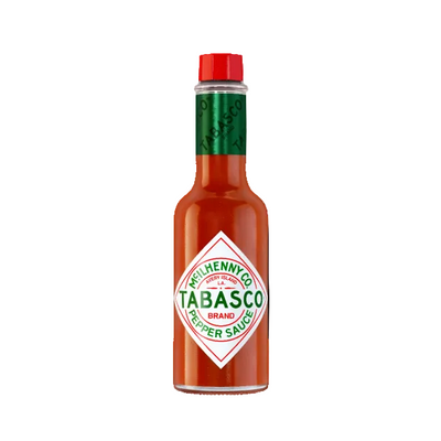Bottiglia da 60 ml di Tabasco Original Red Sauce, l'iconica Salsa Piccante Americana