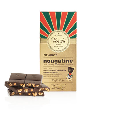 Tavoletta Nougatine Venchi – Cioccolato Fondente Nocciola Piemonte IGP