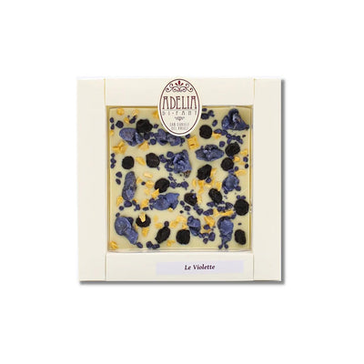 Tavoletta di Cioccolato Bianco Sinfonia Le Violette Adelia di Fant