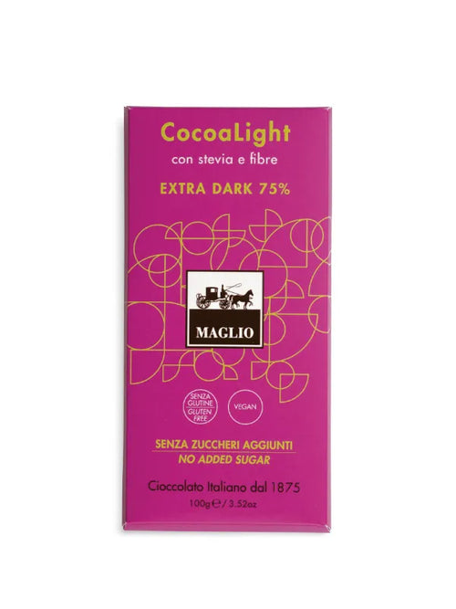 Tavolette cioccolato Cocoa Light Bitter 75% Maglio