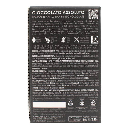 Il piccolo Uovo Toscano black 70