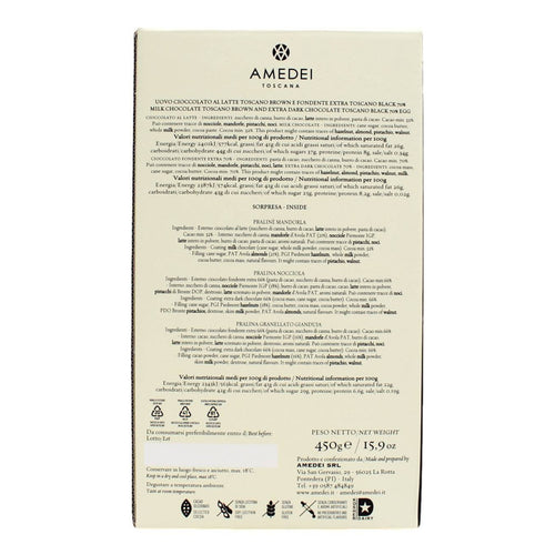Uovo Bigusto latte e fondente 450 g