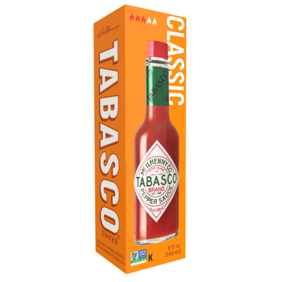 Astuccio di Tabasco Original Red Sauce, la famsa Salsa Piccante Americana