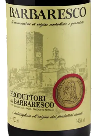 Etichetta di Barbaresco DOCG Produttori del Barbaresco