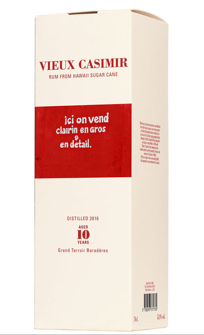 Astuccio di Clairin Vieux Casimir 10 Anni 2016 Ex-Caroni Casimir Faubert