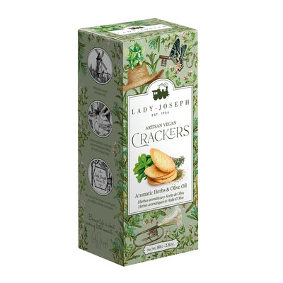 Crackers Lady Joseph con olio extravergine di oliva ed erbe aromatiche