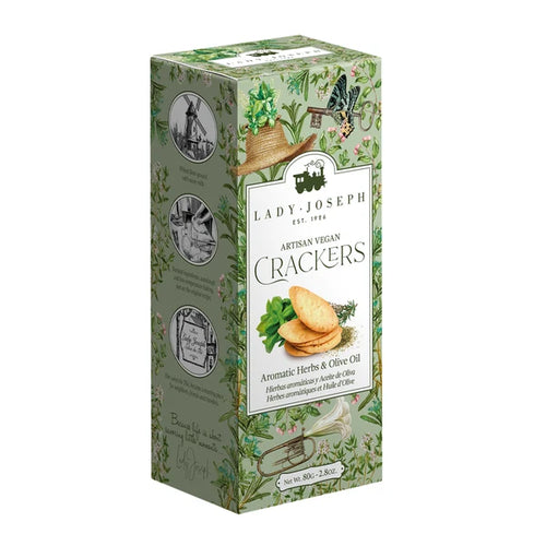 Crackers Lady Joseph con olio extravergine di oliva ed erbe aromatiche