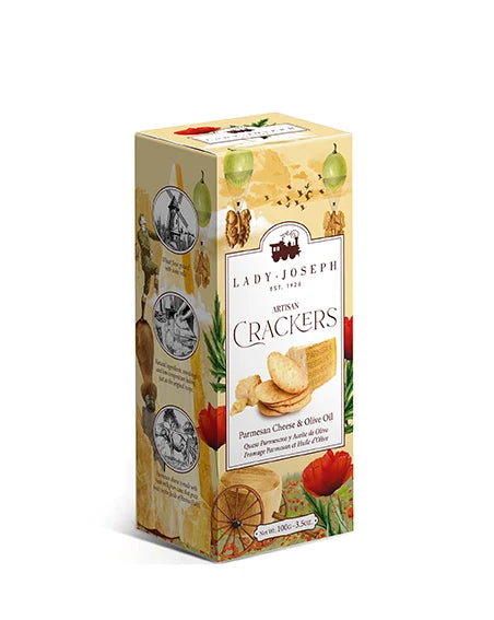 Crackers sottili Lady Joseph con Parmigiano Reggiano