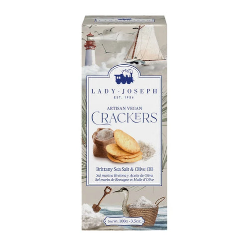 Crackers sottili Lady Joseph con olio extravergine e sale di Guérande