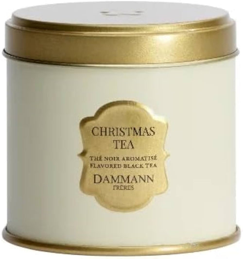 Miscela sfusa di tè nero Christmas Tea Dammann Frères con scorze d'arancia