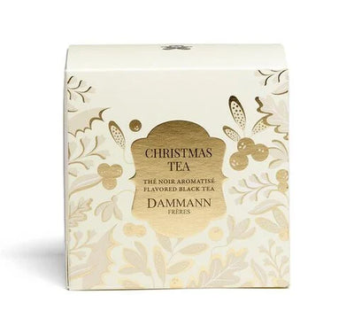 Confezione Christmas Tea Dammann Frères di tè nero di Natale con 25 filtri Cristal