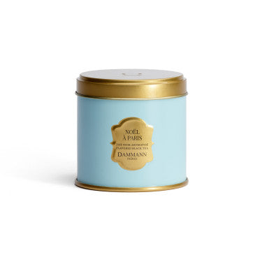 Lattina decorativa da 100 g del tè nero Noël à Paris Dammann Frères