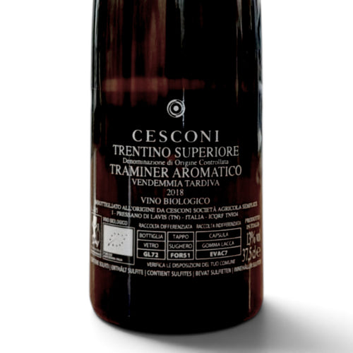 Etichetta GT Vendemmia Tardiva Cesconi