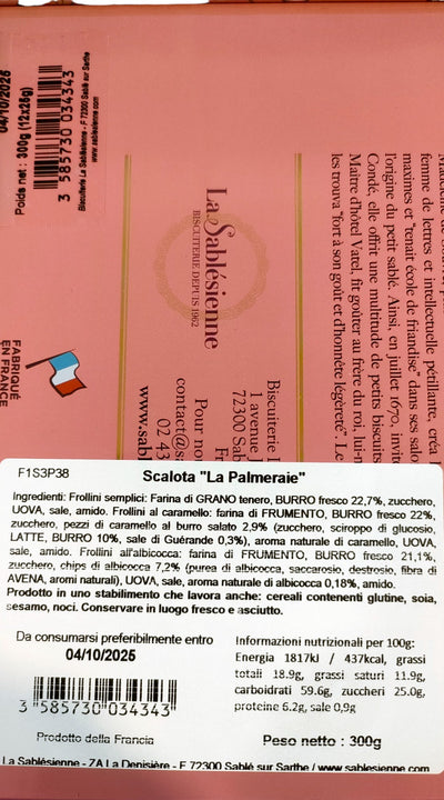 Assortimento Biscotti al Burro in latta La Palmeraie