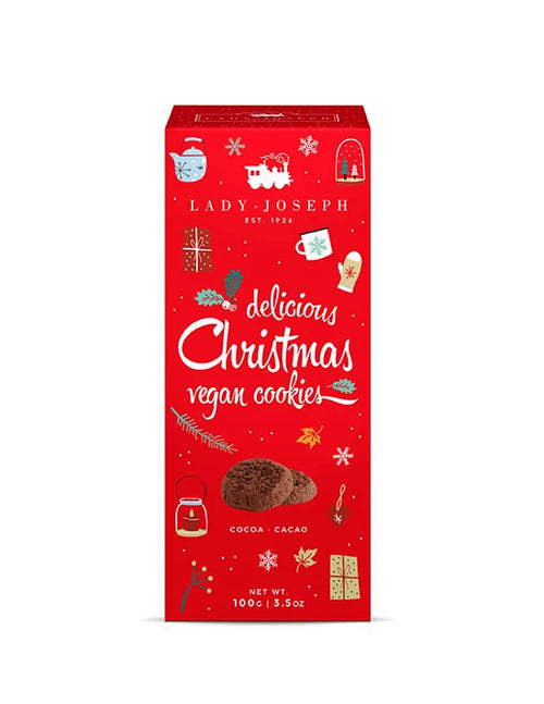 Dettaglio biscotti natalizi Lady Joseph al cioccolato
