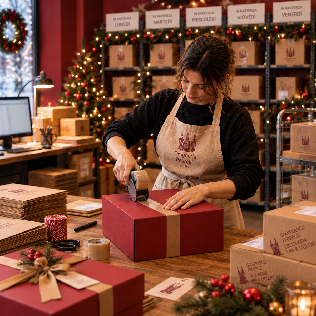 Organizzazione e preparazione dei regali di Natale