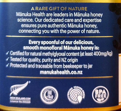 Miele di Manuka MGO 400+
