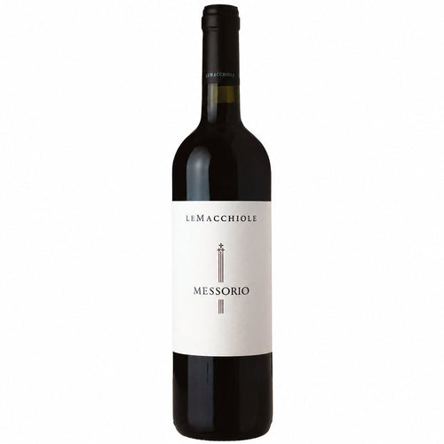 Messorio Le Macchiole, bottiglia da 75 cl vista frontale