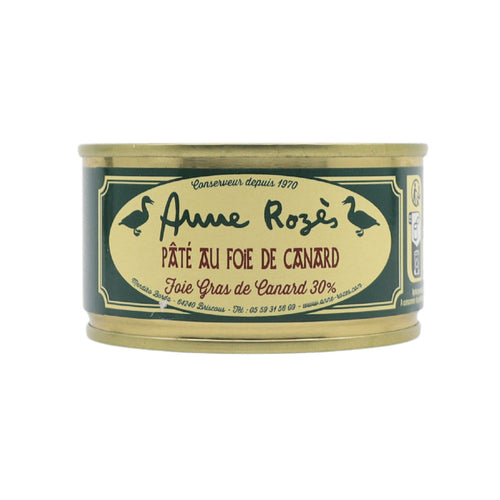 Pâté al foie gras d'anatra 30% Anne Rozès 130 g