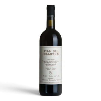 Bottiglia di Pian del Ciampolo Montevertine, Toscana IGT da Sangiovese, Canaiolo e Colorino