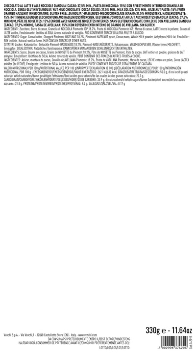 Uovo Chocoviar Gianduia in cilindro di metallo