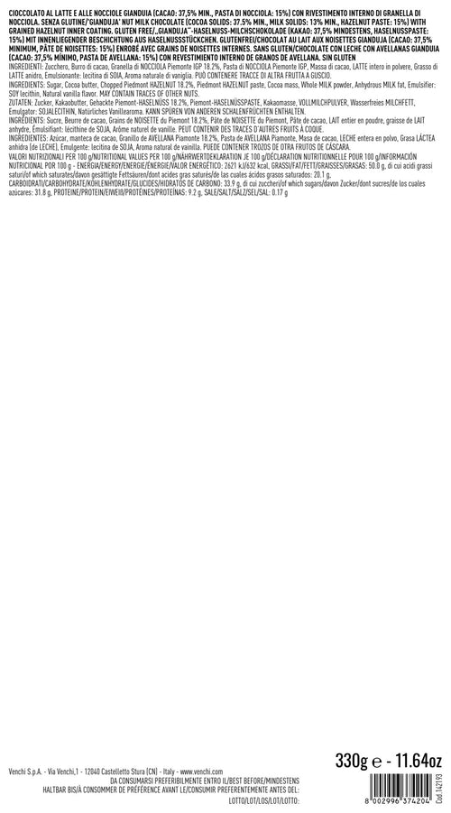 Uovo Chocoviar Gianduia in cilindro di metallo