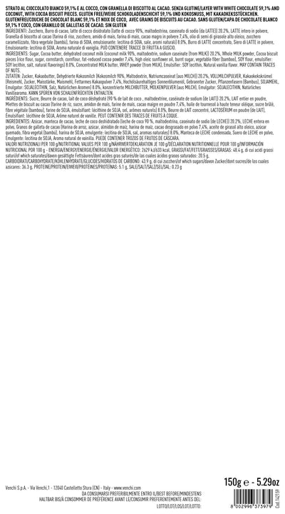 Uovo di Pasqua Cocco e Biscotto