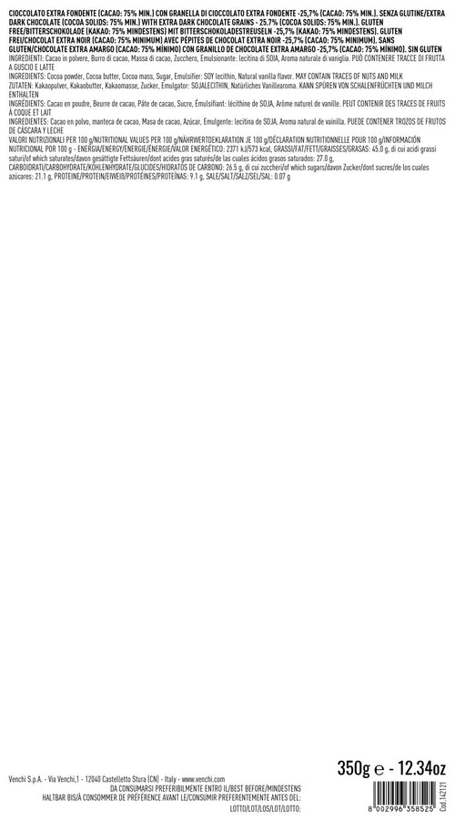 Uovo di Pasqua Chocoviar Fondente 75% in Cilindro di metallo