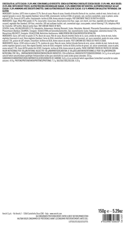 Uovo di Pasqua Latte e Biscotti