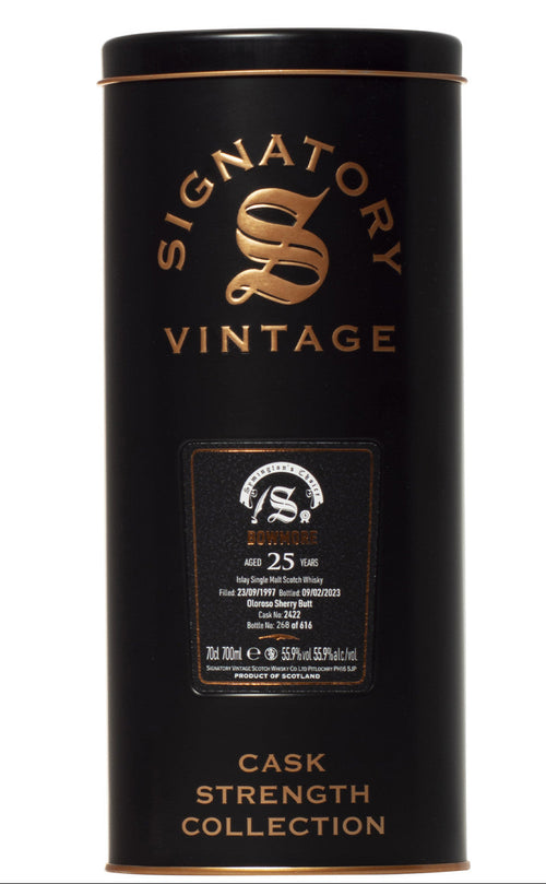 Signatory Vintage Bowmore 1997 25 Anni Symington's Choice da 70 cl con astuccio