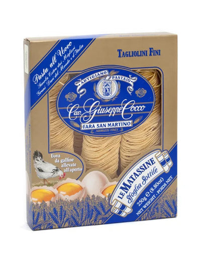 Pacco di Tagliolini Fini Pastificio Artigiano Cav. Giuseppe Cocco da 500 g