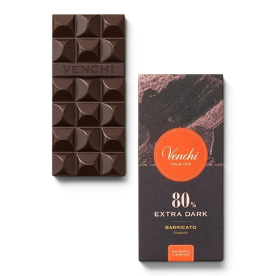 Tavoletta cioccolato Extra Fondente 80% Barricata Aromatica Venchi 70 g