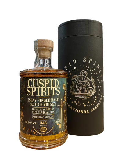 Single Malt Scotch Whisky Caol Ila first fill bourbon barrel sherry cask finish 13 anni