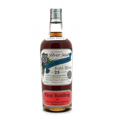 Macallan 25 anni Silver Seal 1976 70 cl