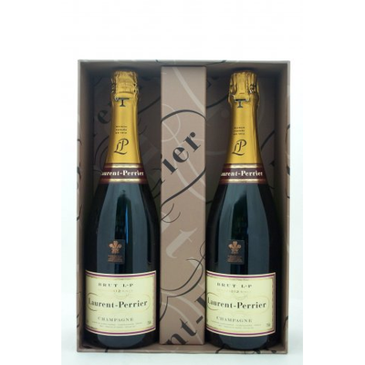 Confezione regalo Champagne Brut L-P 2 bottiglie