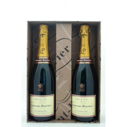 Confezione regalo Champagne Brut L-P 2 bottiglie