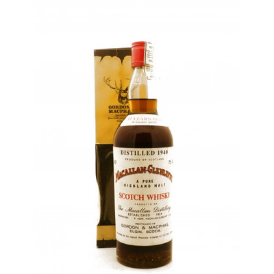 Macallan-Glenlivet Sherry Wood Scotch Whisky 33 anni Gordon & Macphail 1940 75 cl