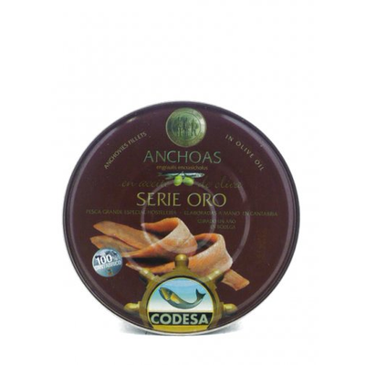 Filetti di Acciughe del Mar Cantabrico Serie Oro Codesa 550 g