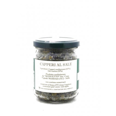 Capperi sotto sale Il Mongetto 200 g