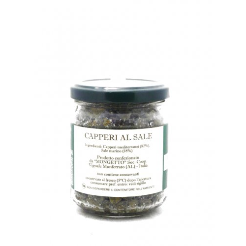 Capperi sotto sale Il Mongetto 200 g