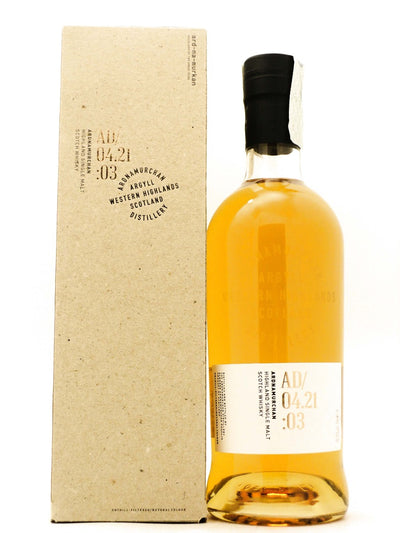 Bottiglia con astuccio di Ardnamurchan AD/04.21:03, Highland Single Malt Scotch Whisky