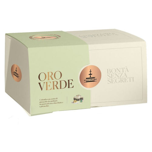 Colomba Oro Verde al Pistacchio Fiasconaro | 1kg con Crema