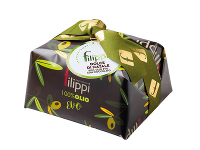 Dolce Natalizio 100% Olio Extra Vergine d'Oliva al Cioccolato Filippi